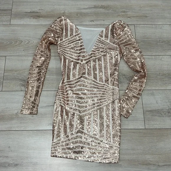 Dresses | Rose Gold Dress | Poshmark